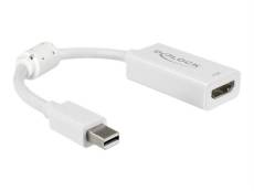 Delock - Convertisseur vidéo - MegaChips MCDP2900 - Mini DisplayPort - HDMI - blanc