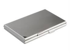 DURABLE Business Card Holder/Case DUO - Porte-cartes de visite - aluminium - argent
