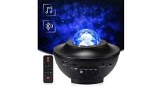 Usb led star night light musique starry water wave