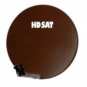 HDSAT Parabole Satellite Fibre Composite Marron 60cm