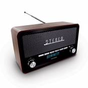 Metronic 477230 Radio Vintage numérique Bluetooth,
