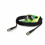 SommerCable Video 75 Ω - HD/3G/6G-SDI / 4K-UHD SC-Vector 0.8/3.7 équipé BNC/BNC 6G Hicon Noir (60m) - Made in Germany by Sommer Cable