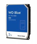 WESTERN DIGITAL Blue WD20EZAZ - Disque dur - 2 To - interne - 3.5" - SATA 6Gb/s - 5400 tours/min - mémoire tampon : 256 Mo