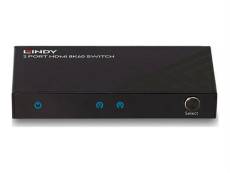 Lindy - Commutateur vidéo/audio - 8K60 - 2 x HDMI - de bureau