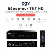 CGV Récepteur Enregistreur TNT Full HD (RJ45) e-ETIMO - Contrôle du direct TimeShift, Timer, Fonction GO TO, renommage des f