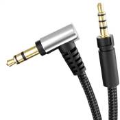 Okuli Câble Audio de Remplacement pour Sennheiser Momentum 1, 2, 3 Casque Écouteurs