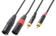 PD Connex Câble Audio Cordon 2x XLR Mâle - 2x RCA