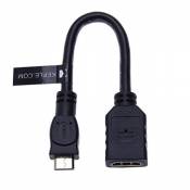 Adaptateur Mini HDMI vers HDMI par Keple | mâle vers