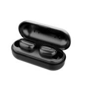 Ecouteurs 5.0 Véritable mini stéréo Bluetooth, Sans Fil - In-Ear, Sport - Noir