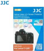 JJC GSP-CLUX Film de Protection d'écran LCD Ultra Fin 9H 2.5D en Verre trempé Transparent pour Leica C-LUX, Panasonic DMC-Zs200/ Zs220/ TZ200/ TZ220/