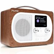 Radio portable DAB Pure – Evoke H4 – musique en streaming via Bluetooth – écran couleur riche – mise à l'heure automatique – Snooze Handle – double al