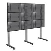 supports pro modular sol KIMEX 031-2901K1 Support sur pieds mur d'images pour 9 écrans TV 50''-55'' - A poser