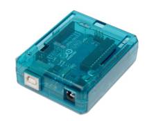 Transparent Case (Bleu) pour Arduino UNO