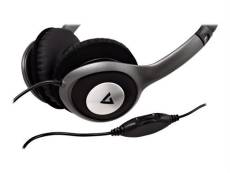 V7 HA520-2EP - Écouteurs - sur-oreille - filaire - jack 3,5mm - noir
