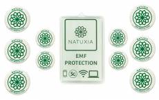Natuxia Patch Anti Ondes Portables - Protection Électromagnétique EMF, Anti Radiations pour Téléphones Portables Ordinateurs Portables Appareils Élect