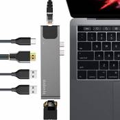 Adaptateur USB C Compatible avec Macbook Air/Pro M1,