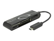 Delock USB 2.0 Card Reader USB Type-C male 5 Slots - Lecteur de carte - tout-en-un (Multi-Format) - USB-C