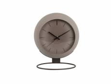 Horloge à poser nirvana globe - gris foncé