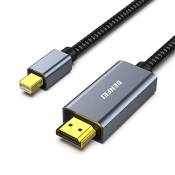 BENFEI Câble Mini DisplayPort vers HDMI 1.8M [4K@30Hz,