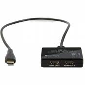 FeinTech VSP01204 Répartiteur HDMI Splitter 1x2 Ultra-HD
