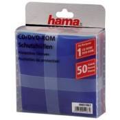 Hama - Pochette CD/DVD - bleu, rouge, vert, orange, violet (pack de 50)