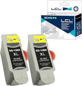 LCL Cartouche d'encre Compatible 10 10XL 10B XL (2Noir)