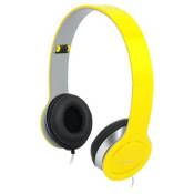 LogiLink Stereo High Quality Headset - Micro-casque - circum-aural - filaire - jaune