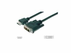 Digitus hdmi cable adaptateur typ a-dvi 3m full hd DFX-551504