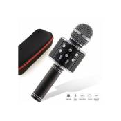 Microphone bluetooth sans fil portable haut-parleur