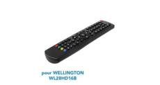 Télécommande tv de remplacement vestel pour wellington wl28hd16b