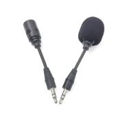 Microphone ZJ002MR-01 3.5mm prise droit Noir