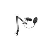 SPEEDLINK SL-800010-BK VOLITY READY Streaming Starter Set - Microphone - USB - noir