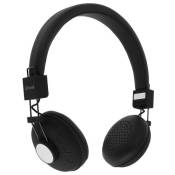 Muvit N1w - Écouteurs - sur-oreille - Bluetooth - sans fil - noir