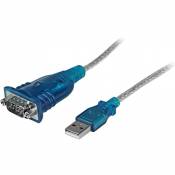 StarTech.com Câble Adaptateur USB vers Série DB9 RS232 - Mâle / Mâle (ICUSB232V2)