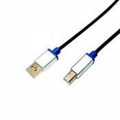 Logilink Premium Câble de raccordement Noir USB 2.0 2.0m Noir
