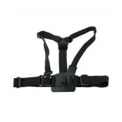 Support Poitrine Ventral Camera Embarquee Sportive Type Gopro Ajustable Noir YONIS