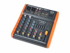 Table de mixage-console 4 canaux - extra compacte - usb - ibiza sound mx401