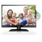 Téléviseur LED HD 16 pouces DVB-T/T2/S2/C Lecteur DVD intégré Lenco DVL-1662BK Noir