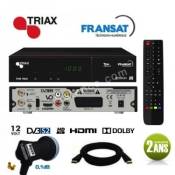 Triax Thr 7600 Hd Récepteur Satellite + Carte Fransat