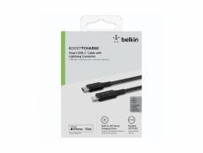 Belkin smart led câble noir 1,2m usb-c / lightning