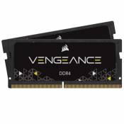Corsair Mémoire SODIMM Vengeance Performance 64 Go (2x32 Go) DDR4 3200 MHz CL22 sans Tampon pour Les Ordinateurs Portables AMD Ryzen 4000 Series Noire