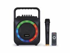 Fonestar box-35led altavoz portátil karaoke con luces led, bluetooth, usb y sd 94093