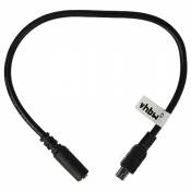 vhbw Câble Mini-USB vers Jack Compatible avec GoPro