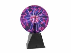 Boule plasma 20cm effet charge électrique coloré