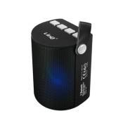 Enceinte Sans-fil LinQ Bluetooth LED Multicolore Radio FM Port USB micro SD Noir