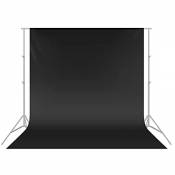 Neewer Toile de Fond Noire 10x12ft/3x3.6m Photo Studio