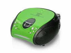 Radio portable avec lecteur cd lenco vert-noir SCD-24 Green/Black