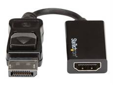 StarTech.com Adaptateur DisplayPort vers HDMI - Convertisseur DP vers HDMI - M/F - Ultra HD 4K 60 Hz - Noir (DP2HD4K60S) - Convertisseur vidéo - Displ
