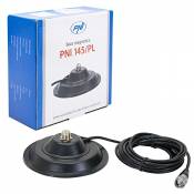 Support magnétique pour antenne CB PNI 145/PL, 145 mm, câble RG58 4 m et connecteur PL259