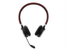 Jabra Evolve 65 SE UC Stereo - Micro-casque - sur-oreille - Bluetooth - sans fil - USB - Optimisé pour la CU - pour Jabra Evolve; LINK 380a MS